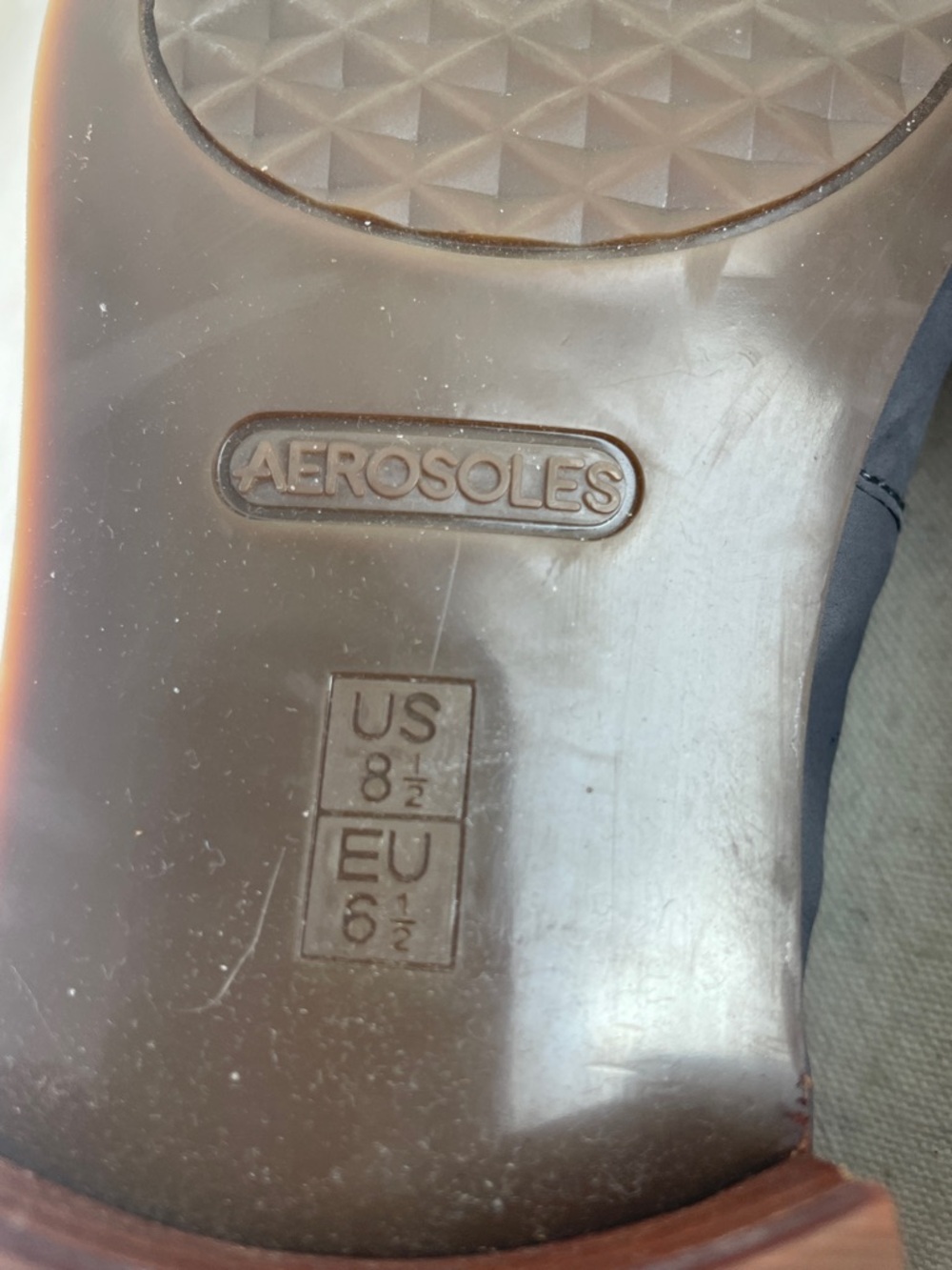 Aerosoles Gray Nubuck Slip-On Loafers Size 8.5 - Picture 12 of 12